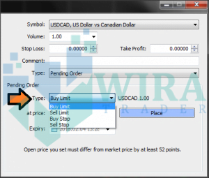 Cara pending order di forex